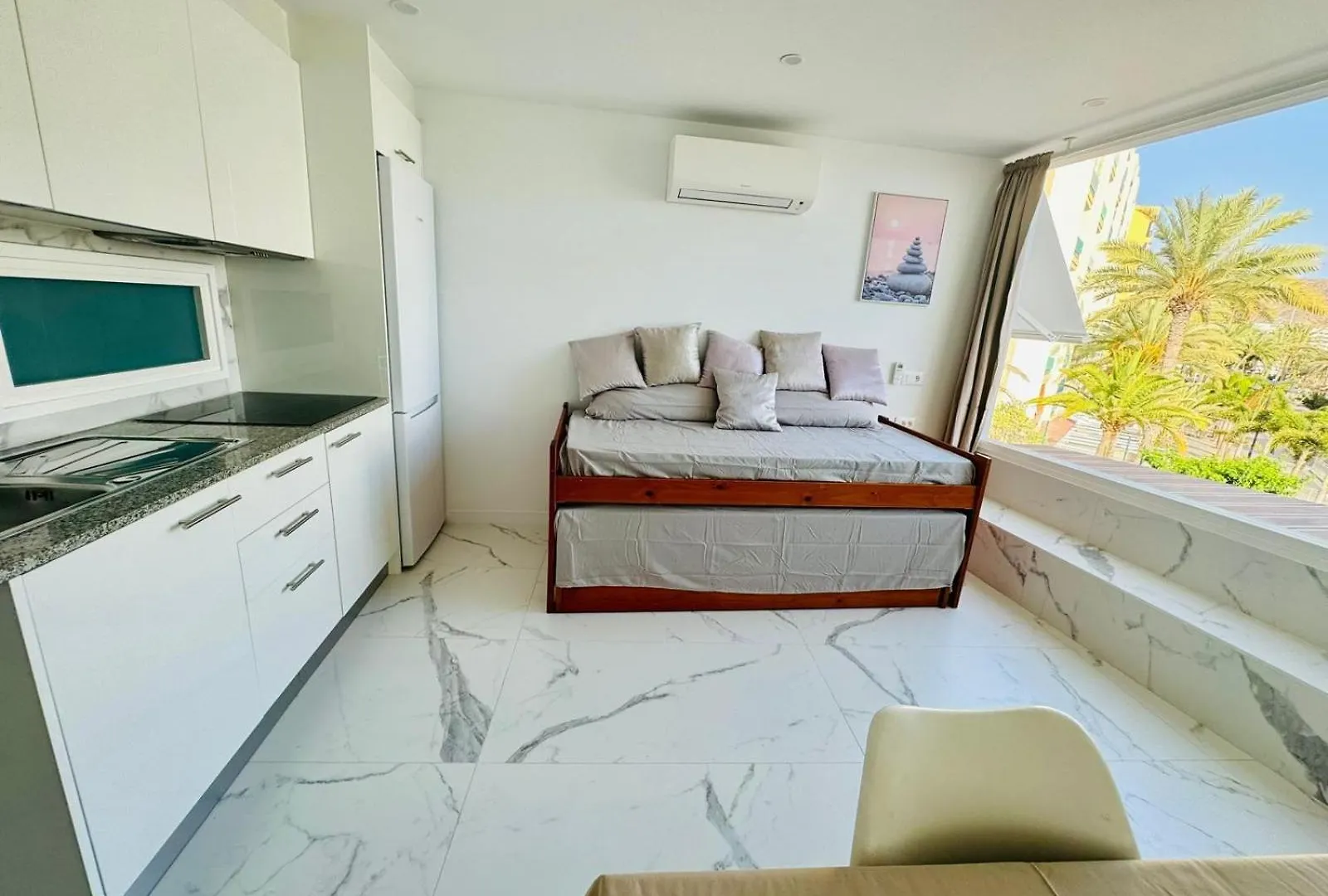 Los Cristianos Must-See Beachfront Apartment, Stunning Views In Tenerife Spain